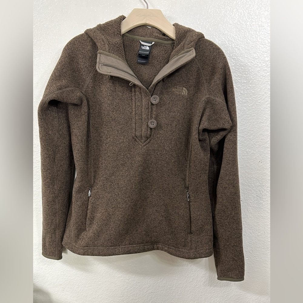 THE NORTH FACE- WOMEN'S FLEECE LINED PULLOVER HOODIE JACKET SIZE: S